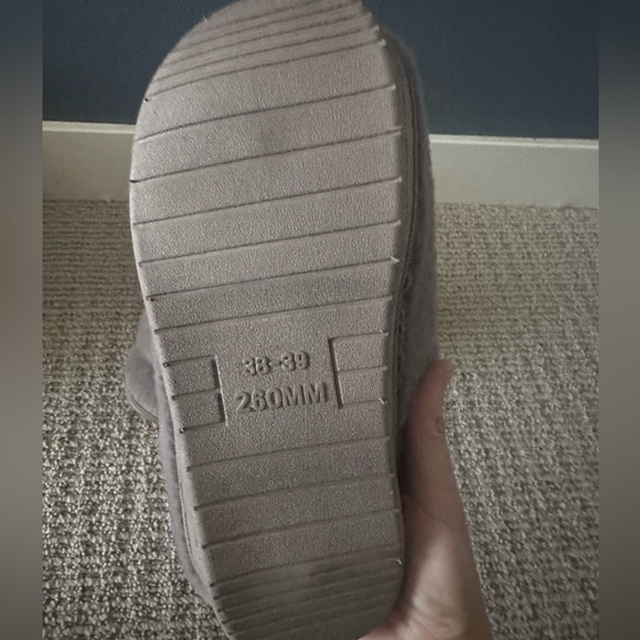 Women Indoor Fluffy Bunny Slippers Light Brown Us Size 6 to 7 Wz Two Rabbit Ears - Picture 7 of 8